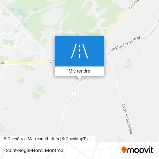 Saint-Régis-Nord plan