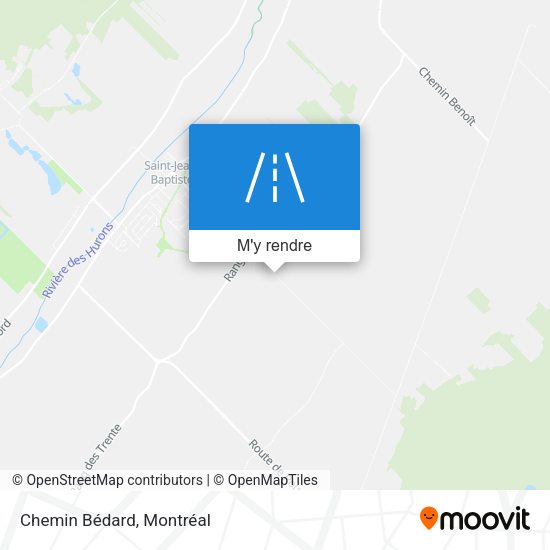Chemin Bédard plan