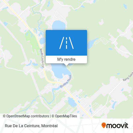 Rue De La Ceinture plan