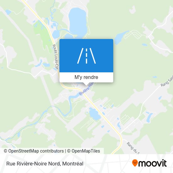 Rue Rivière-Noire Nord plan