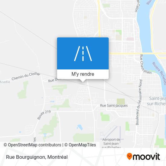 Rue Bourguignon plan