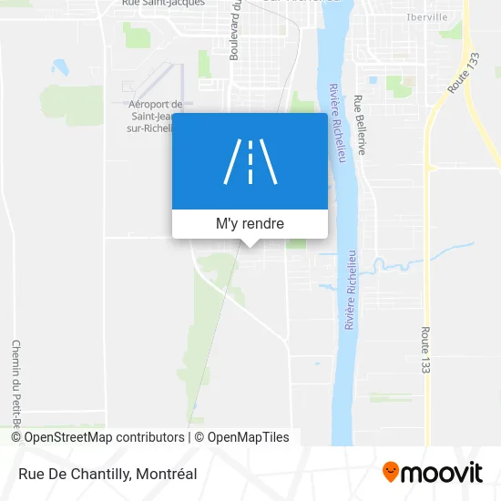 Rue De Chantilly plan