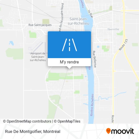 Rue De Montgolfier plan