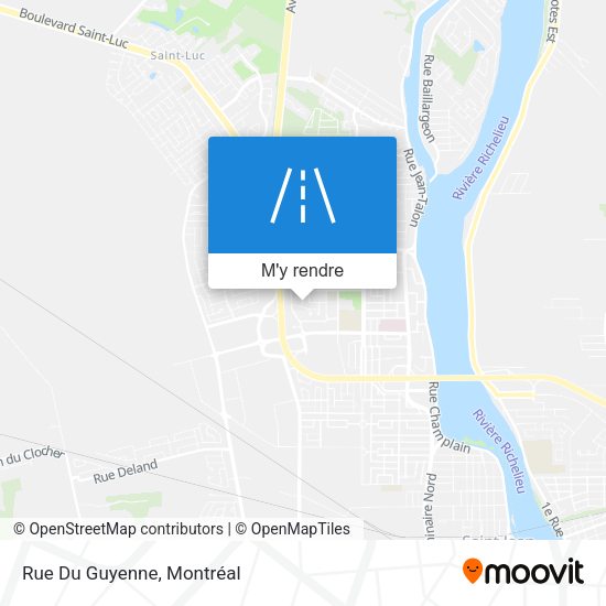 Rue Du Guyenne plan