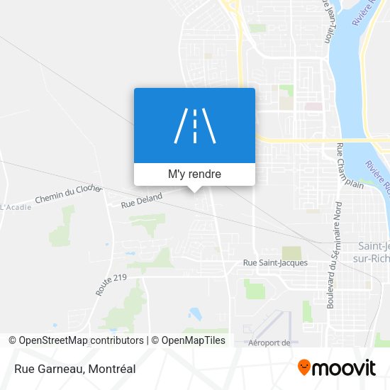 Rue Garneau plan