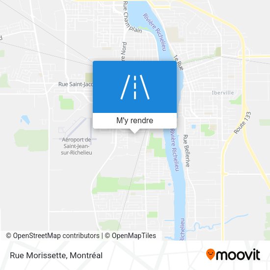 Rue Morissette plan