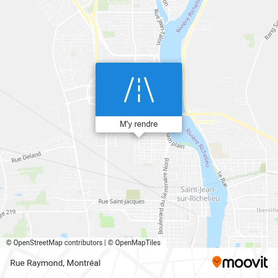 Rue Raymond plan