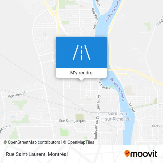 Rue Saint-Laurent plan