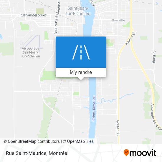 Rue Saint-Maurice plan