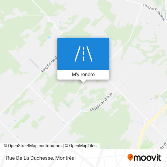 Rue De La Duchesse plan