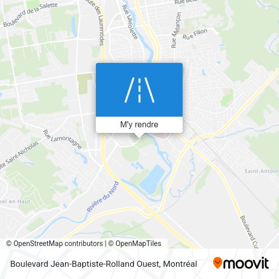 Boulevard Jean-Baptiste-Rolland Ouest plan