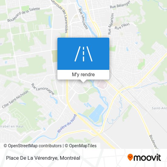 Place De La Vérendrye plan