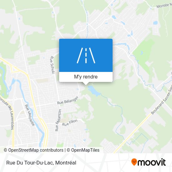 Rue Du Tour-Du-Lac plan