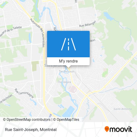 Rue Saint-Joseph plan