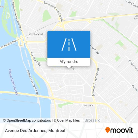 Avenue Des Ardennes plan