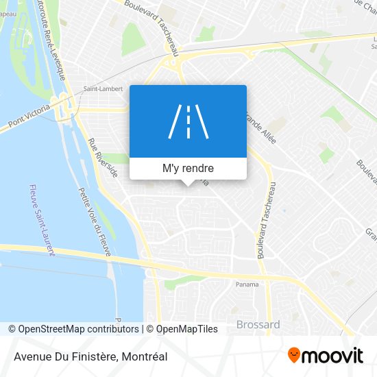 Avenue Du Finistère plan