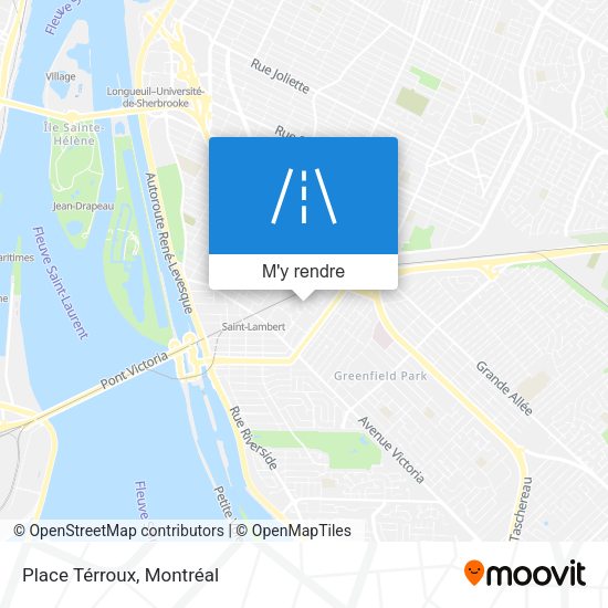 Place Térroux plan