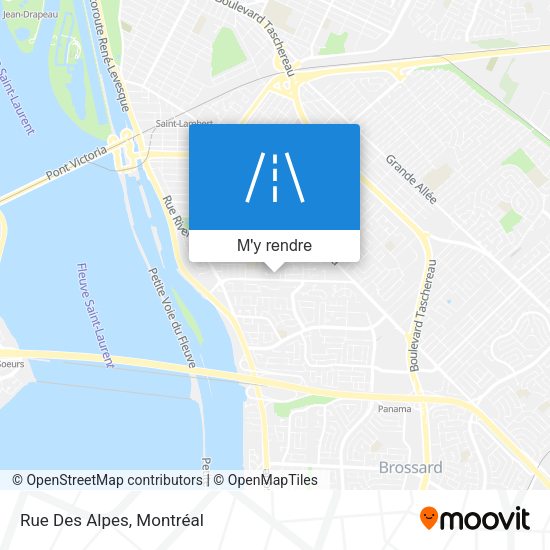 Rue Des Alpes plan