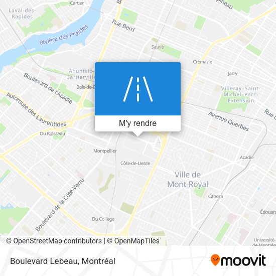 Boulevard Lebeau plan