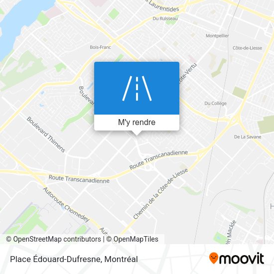 Place Édouard-Dufresne plan