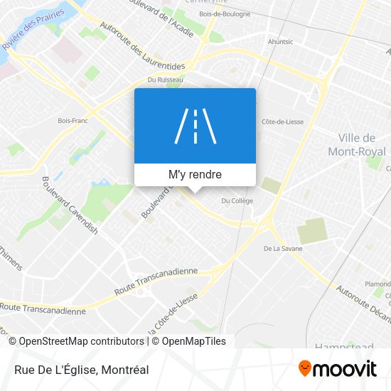 Rue De L'Église plan