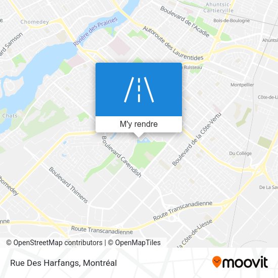 Rue Des Harfangs plan