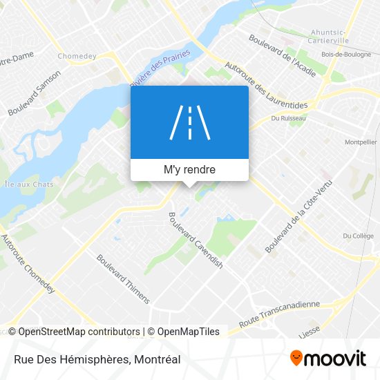 Rue Des Hémisphères plan