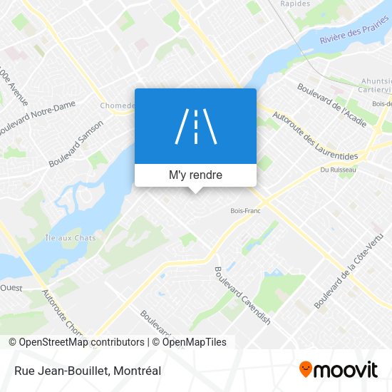 Rue Jean-Bouillet plan