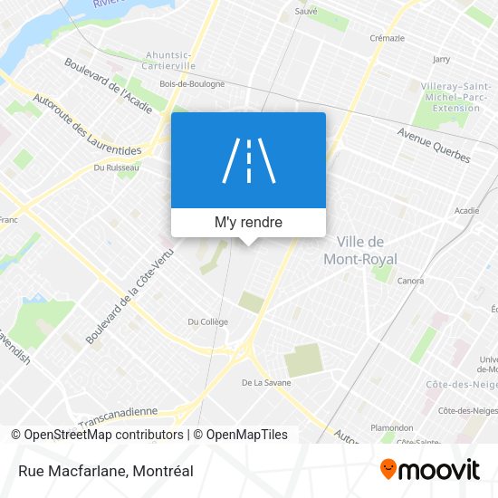 Rue Macfarlane plan
