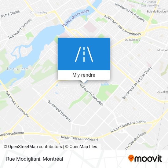 Rue Modigliani plan