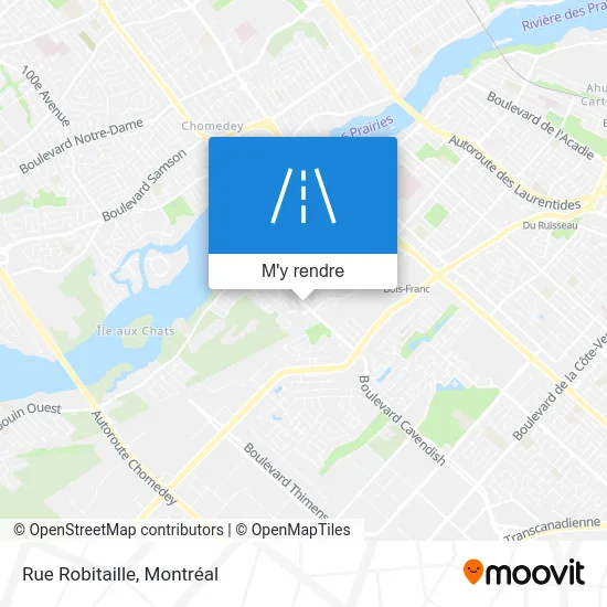 Rue Robitaille plan