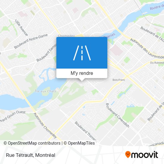 Rue Tétrault plan