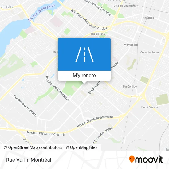 Rue Varin plan