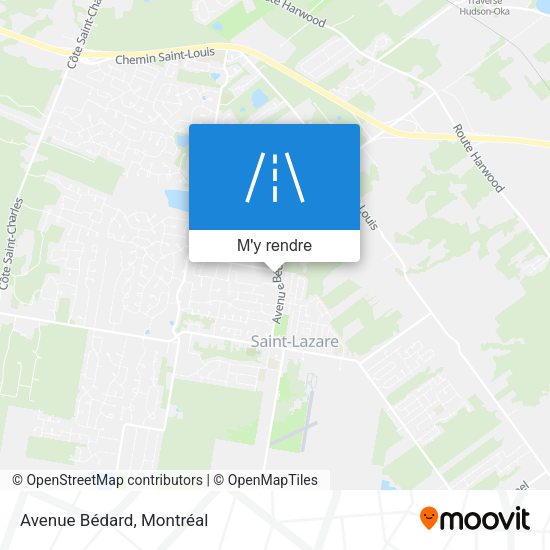 Avenue Bédard plan