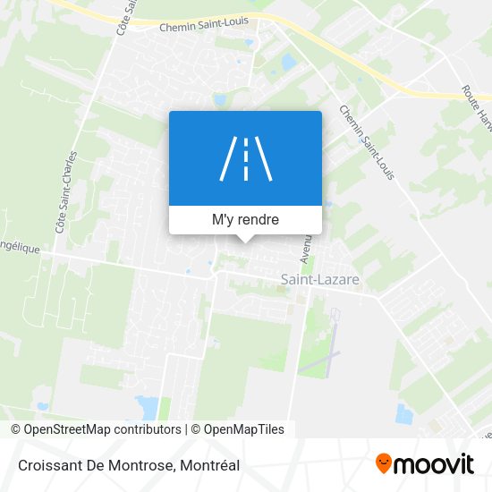 Croissant De Montrose plan