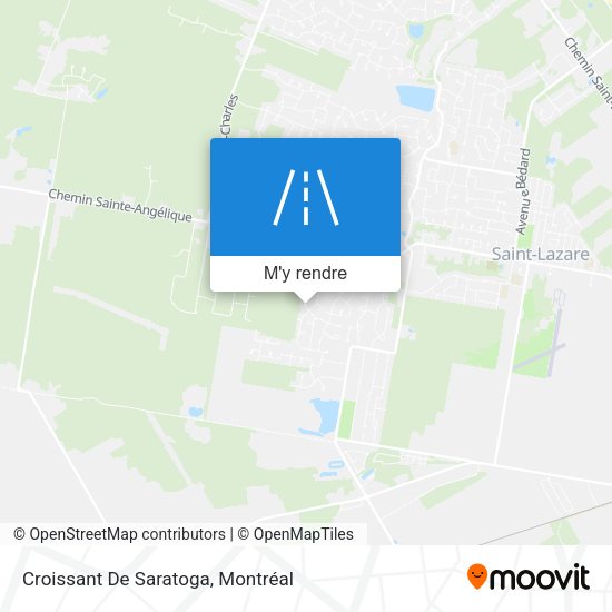 Croissant De Saratoga plan