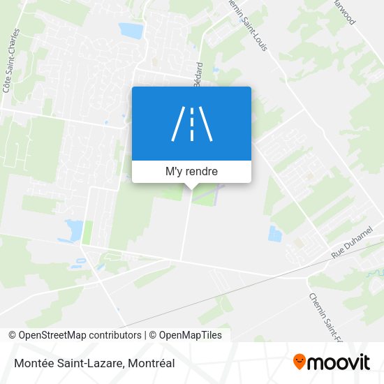 Montée Saint-Lazare plan