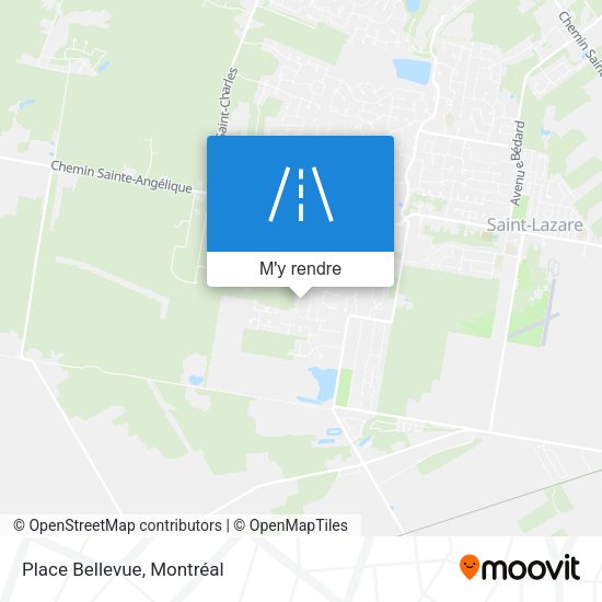Place Bellevue plan
