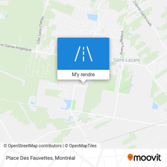 Place Des Fauvettes plan