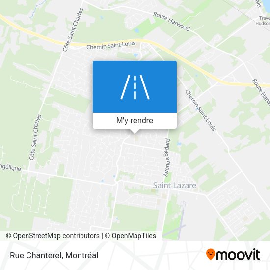 Rue Chanterel plan