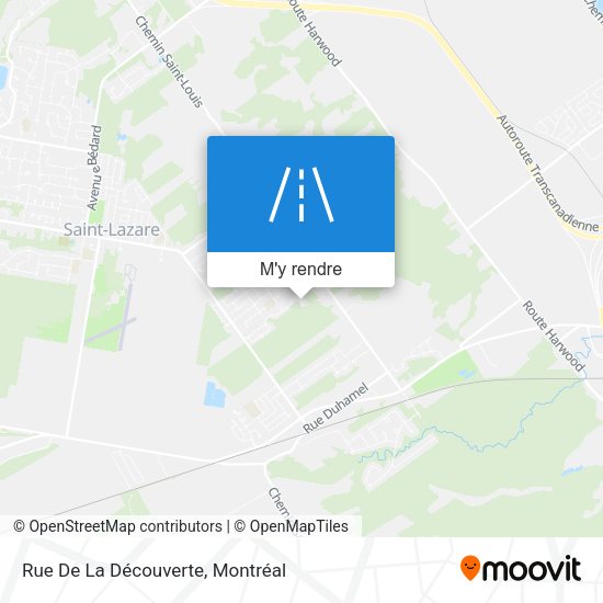 Rue De La Découverte plan
