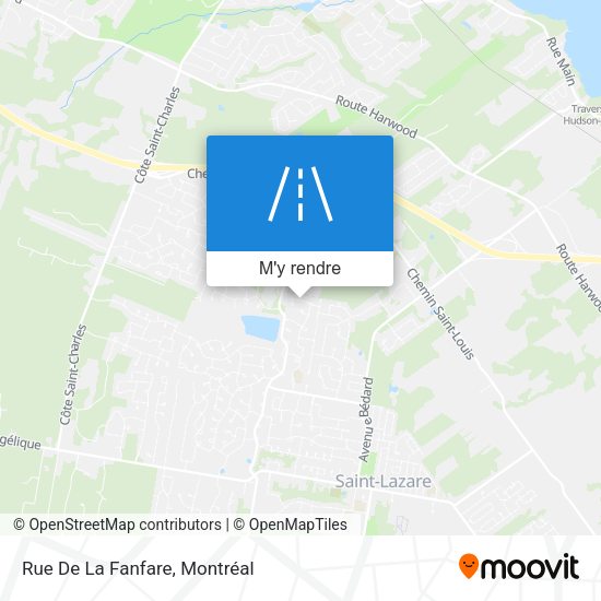 Rue De La Fanfare plan