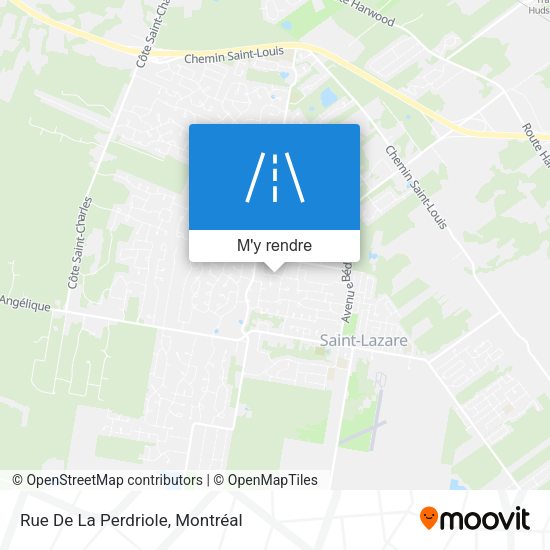Rue De La Perdriole plan