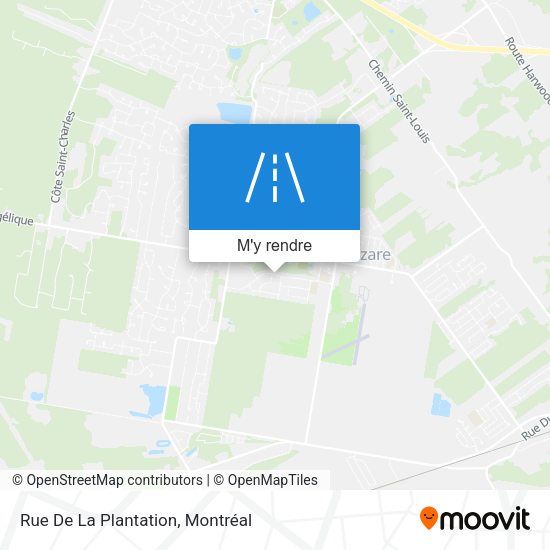 Rue De La Plantation plan