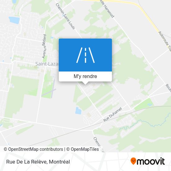 Rue De La Relève plan