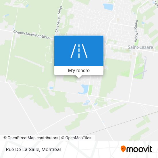 Rue De La Salle plan