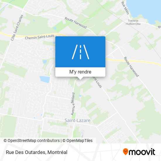 Rue Des Outardes plan