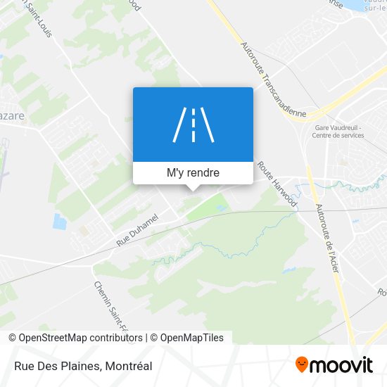 Rue Des Plaines plan