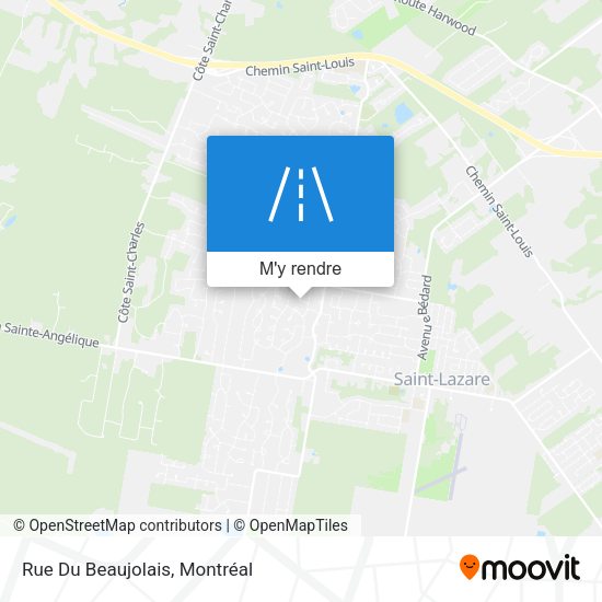 Rue Du Beaujolais plan