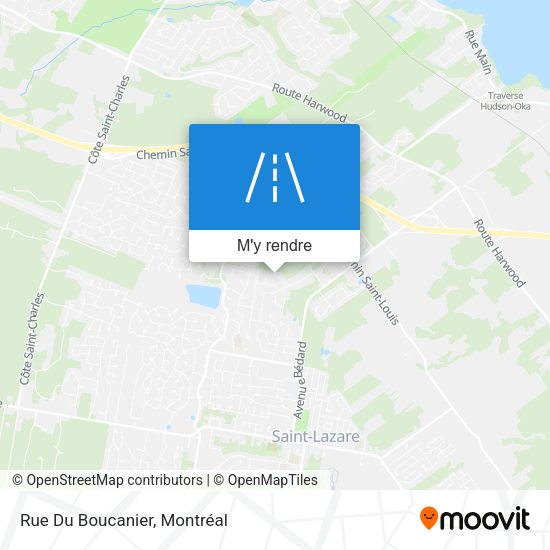 Rue Du Boucanier plan